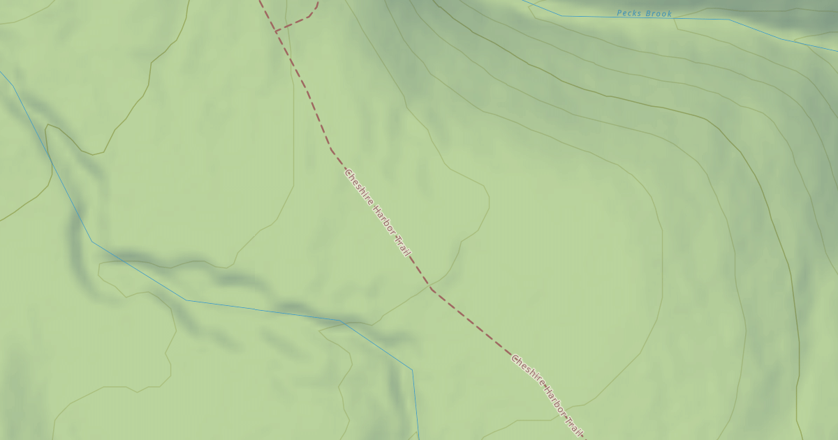 Map preview of Cheshire Harbor Trail