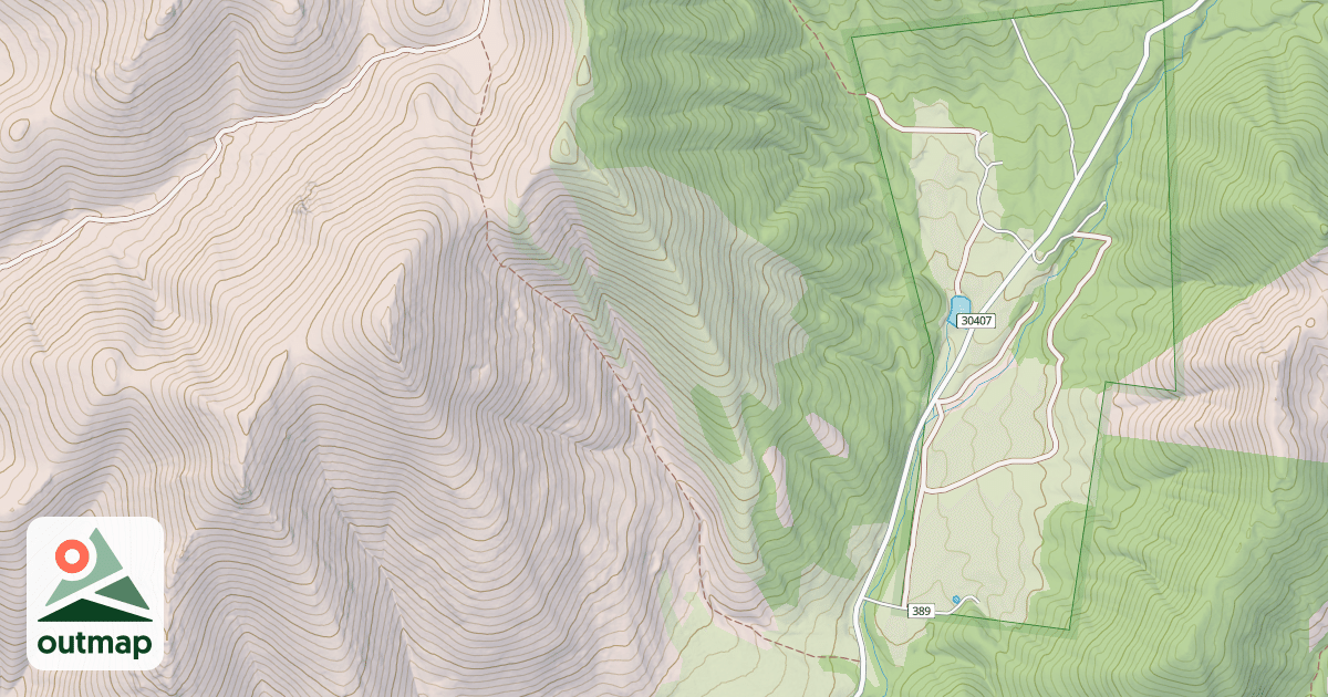 Map of Slate Rock