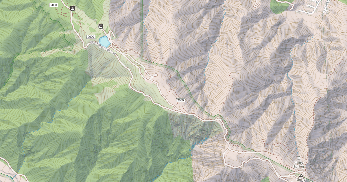 Map preview of E. BLUE RIDGE/WRIGHT MT