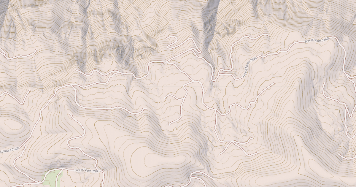 Map preview of USFS National Forest System Roads {C503D0AE-CB31-453A-895D-3A100C38271E}