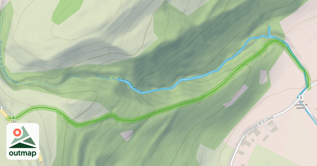 Map of Grande Combe