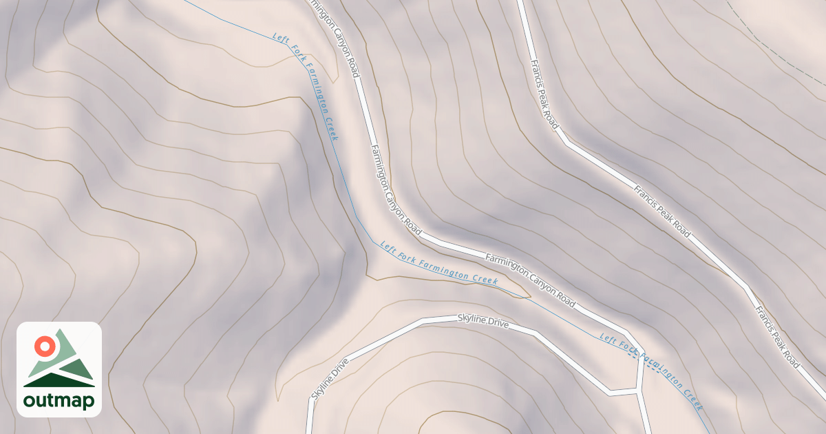 Map of FARMINGTON CANYON ATV