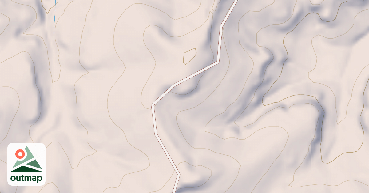 Map of Paul T. West Trail (Cliff Terry Road Outside Boundary) (Segment C)
