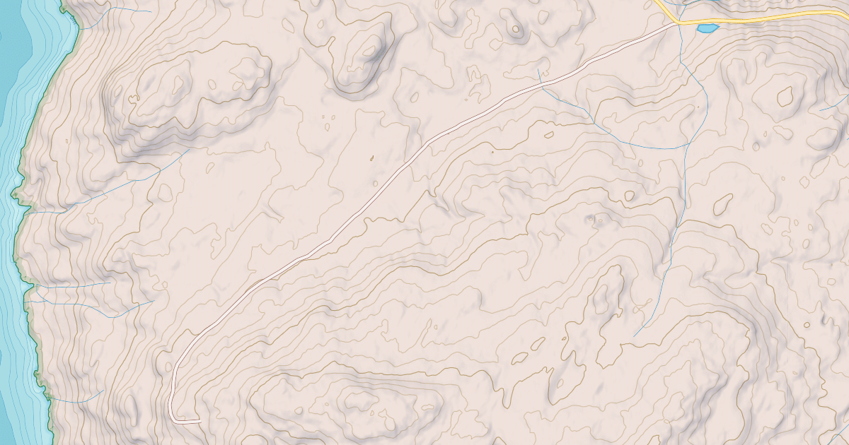 Map preview of South Devil View 2076000 Rd