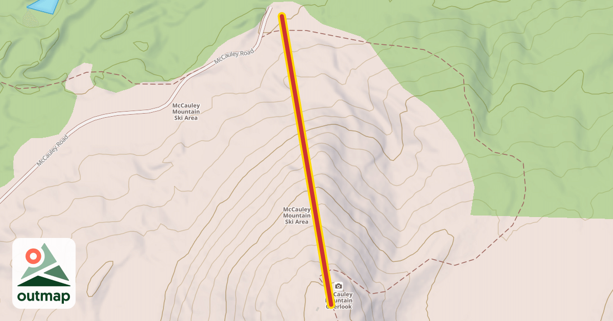 Map of Big Chair