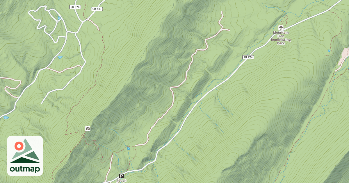 Map of TURKEY PEN ROAD