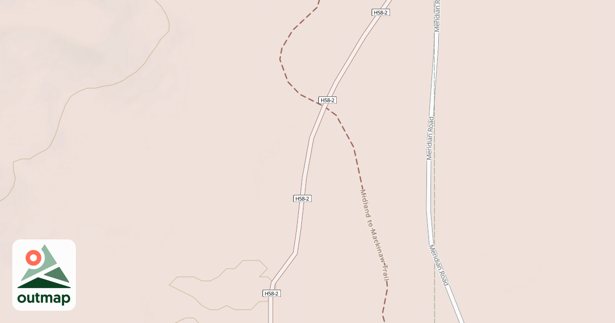 Map of Meadows West Trail
