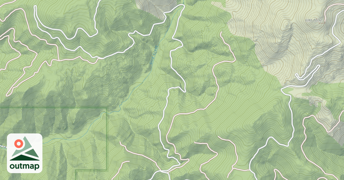 Map of (FDR) GIRD CREEK