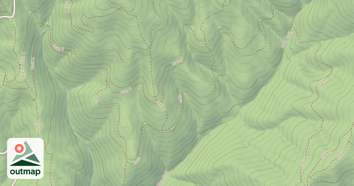 Map of Canfield Mtn Tr Cmplex Trail-A