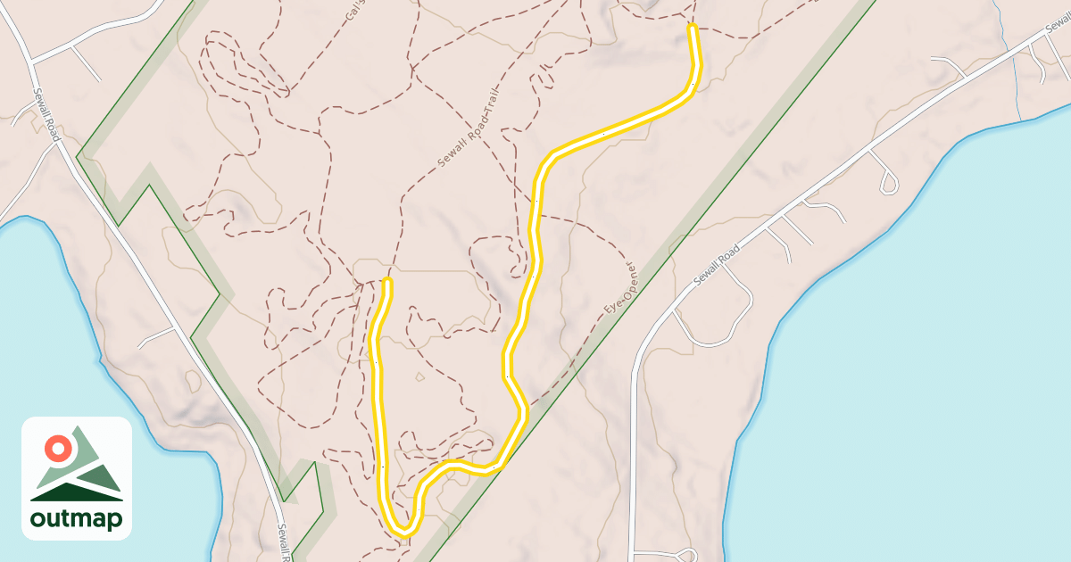 Map of Steve's Run