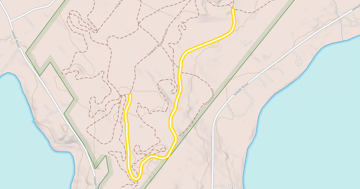 Map preview of Steve's Run