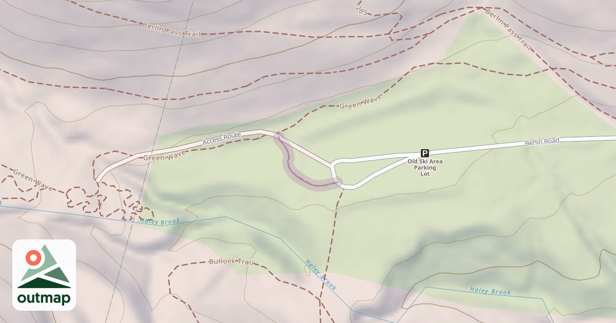 Map of Mountain Highway