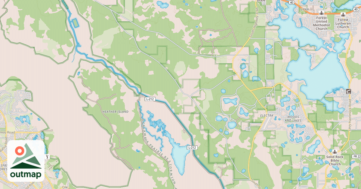 Map of SE 137TH AV. RD.