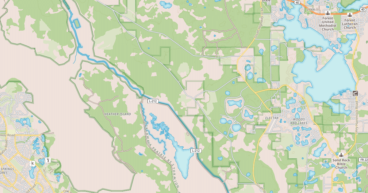 Map preview of SE 137TH AV. RD.