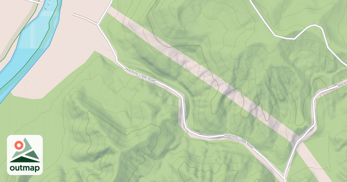 Map of Rattlesnake Ferry