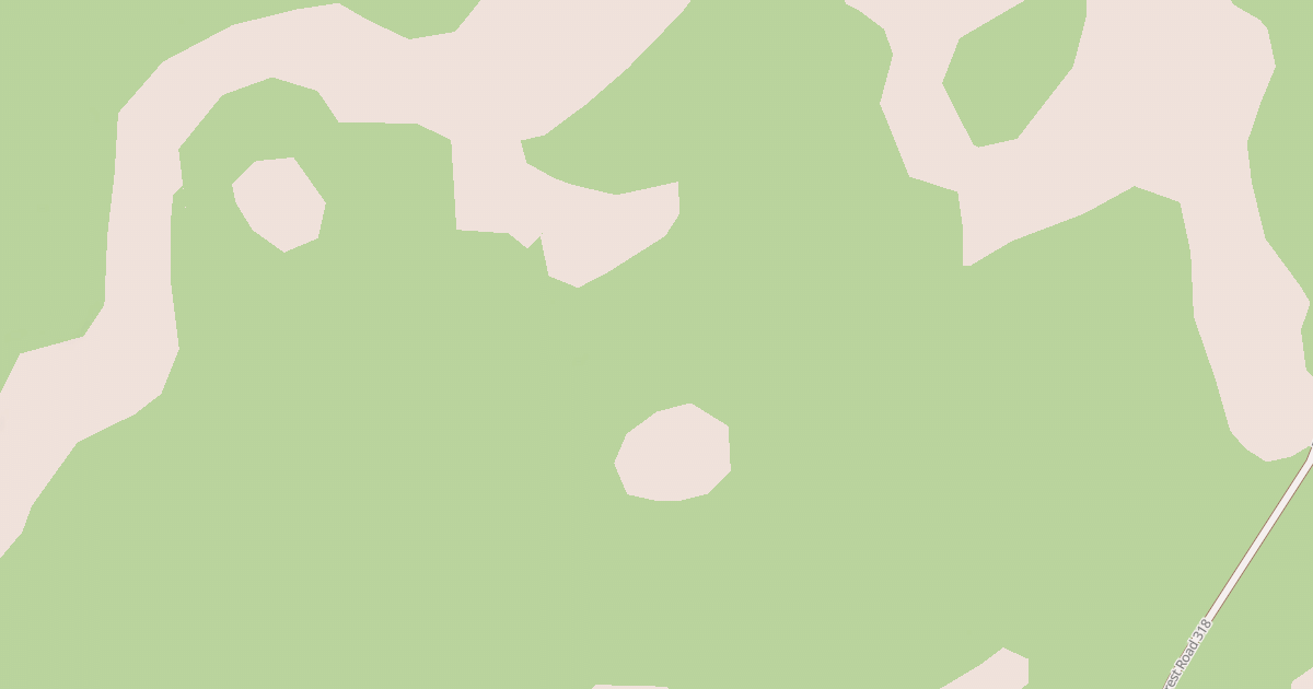 Map preview of USFS National Forest System Roads {AC3134C1-4BAB-4728-9875-277442B8C7AE}