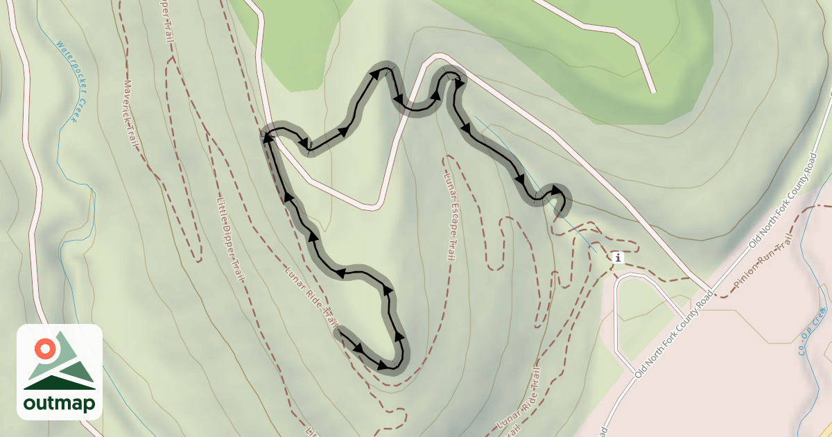 Map of Bison Chute Trail