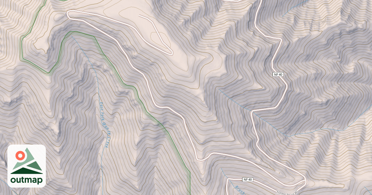 Map of SADDLE BUTTE
