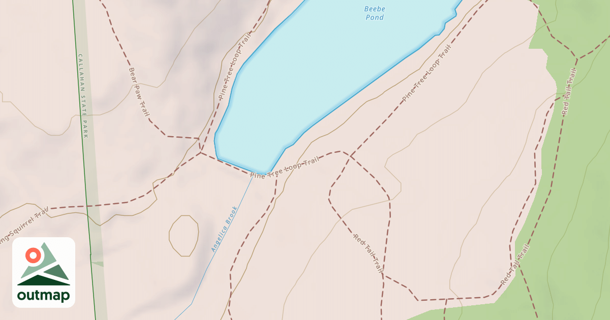 Map of Pine Tree Loop