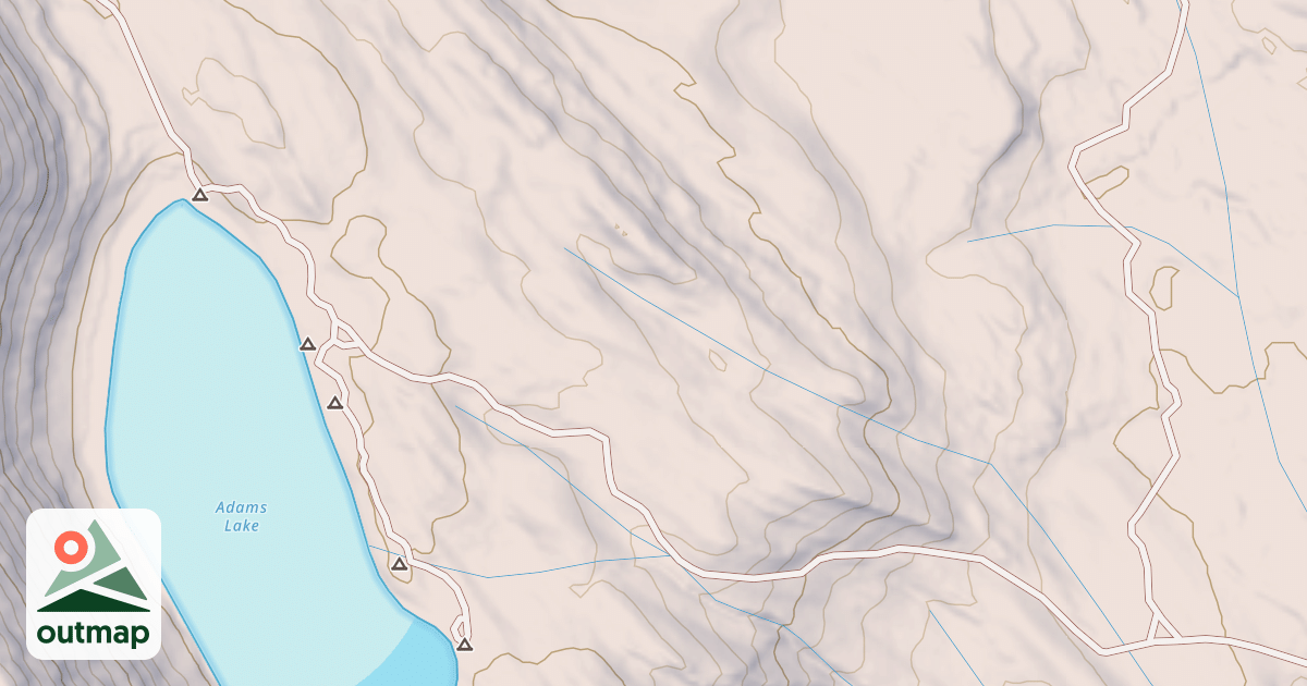 Map of ADAMS LAKE