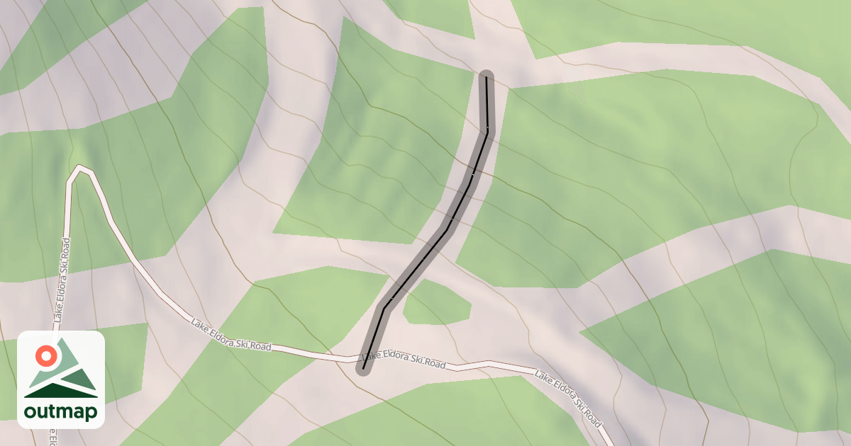 Map of Upper Diamond Back
