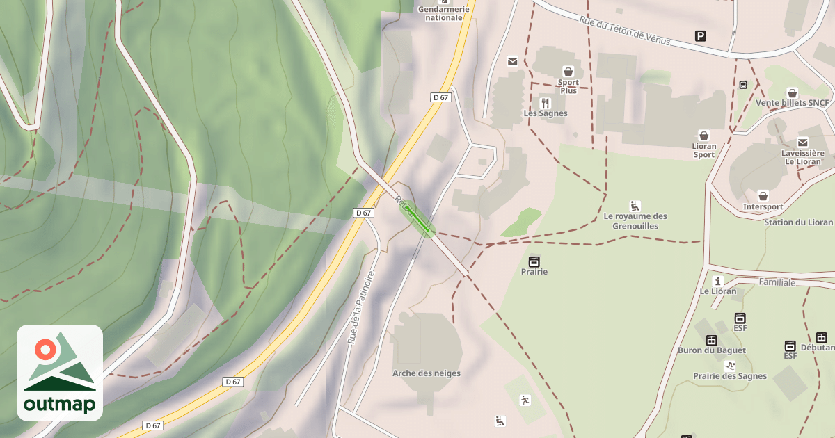 Map of Retour
