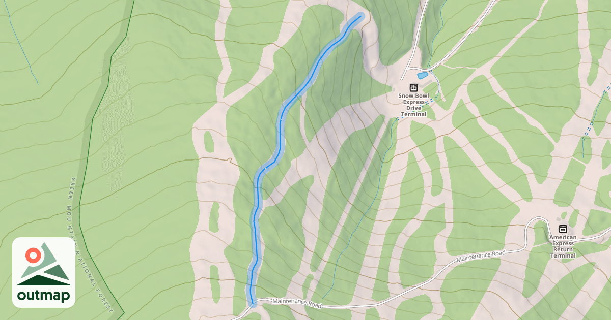 Map of Lower Drifter