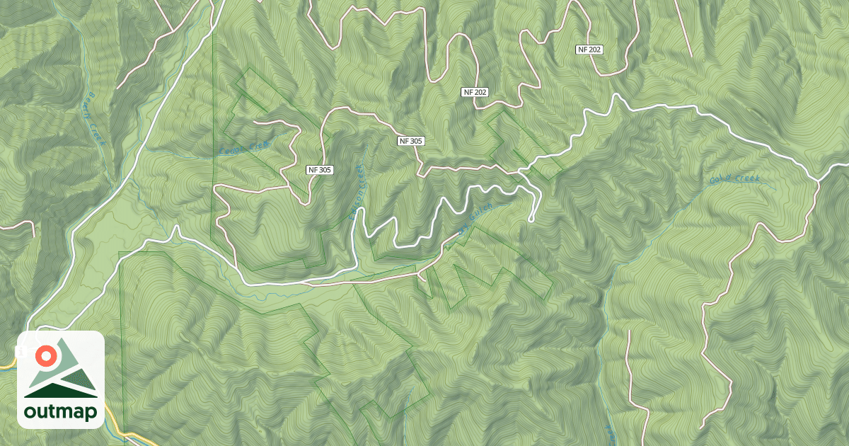 Map of LITTLE MEADOWS RD