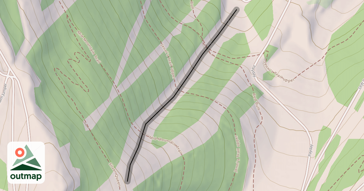 Map of Silver Skis