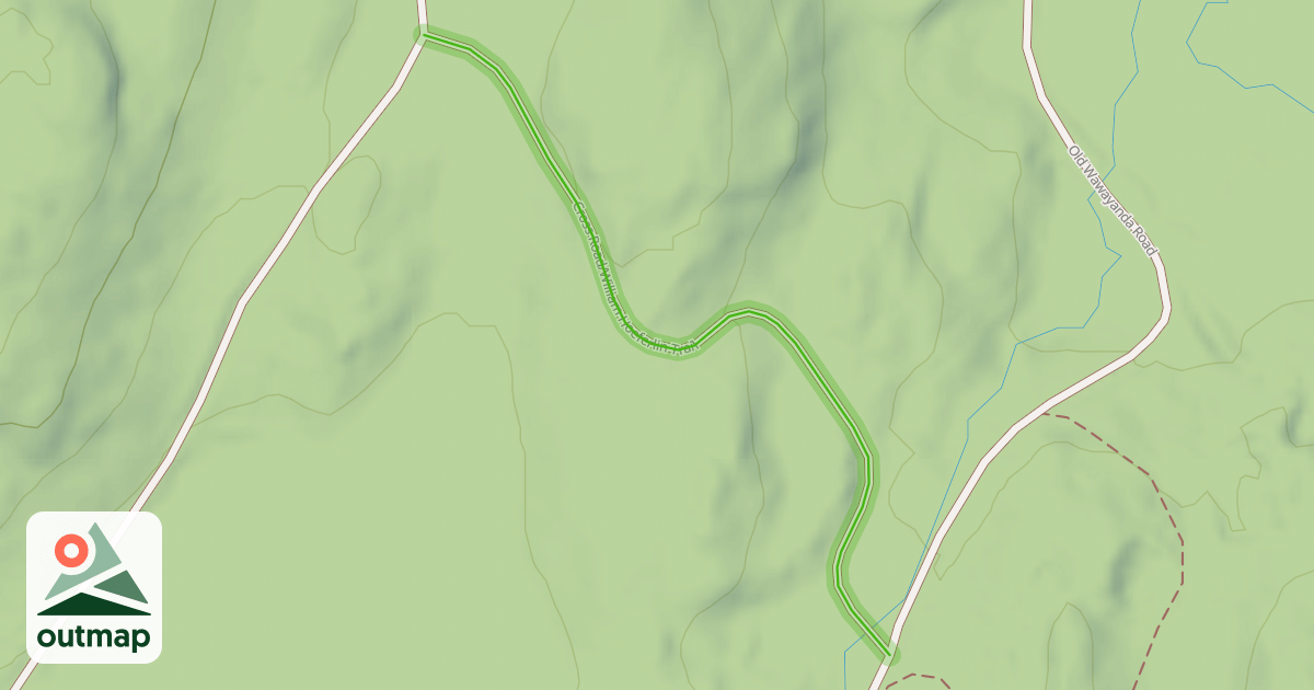 Map of Cross Road/William Hoeferlin Trail