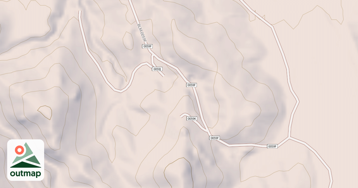Map of BLM National GTLF Public Motorized Roads 13156b7f-4f14-4941-91a9-d218c5763fb1