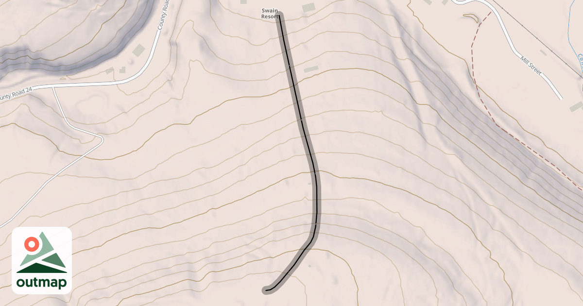 Map of Wheel's Run