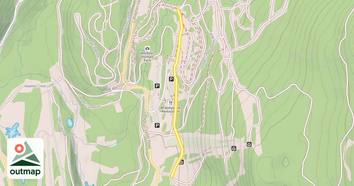 Map of Neverland Trail