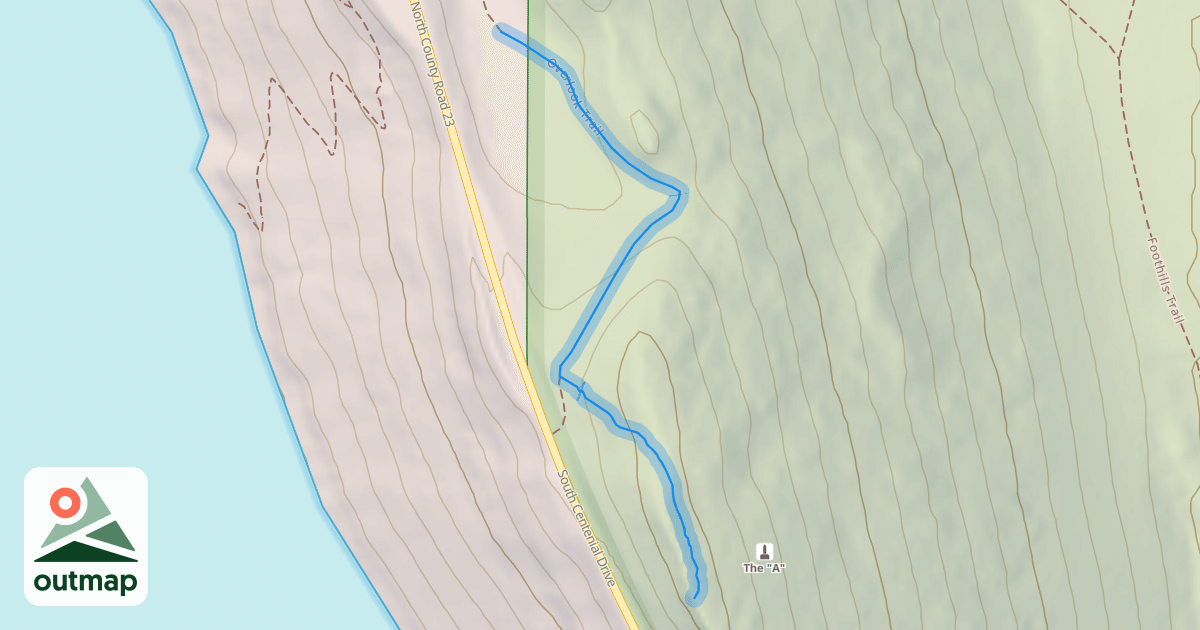 Map of Overlook Trail