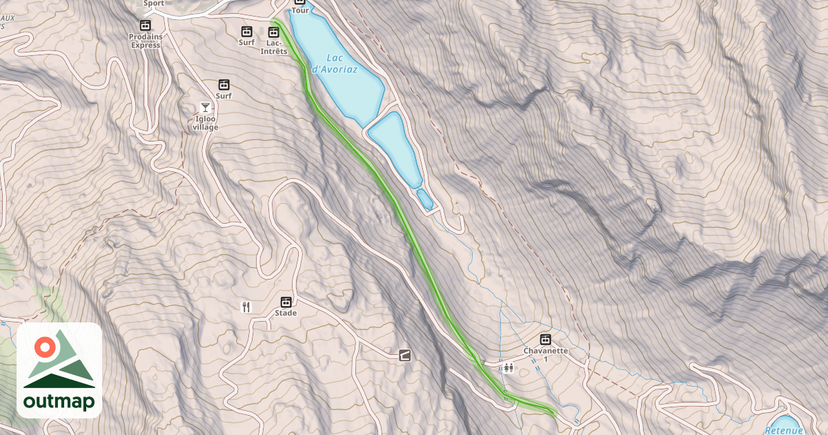 Map of Retour Chavanette