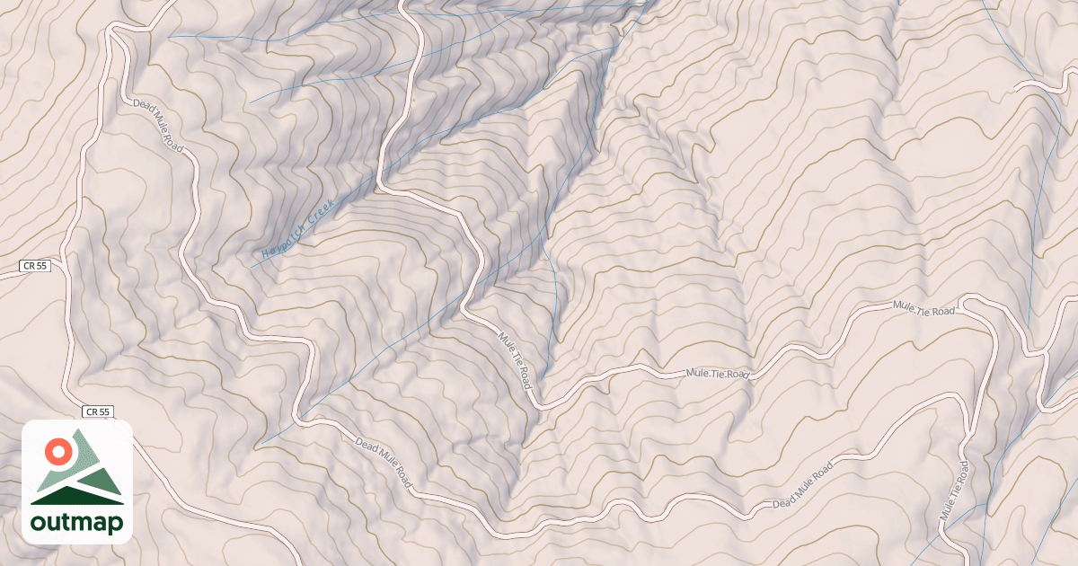 Map of DEAD MULE