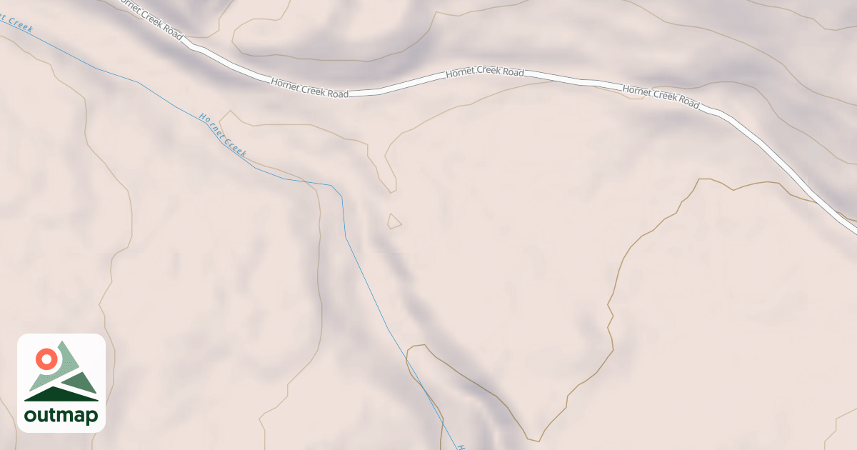 Map of HORNET DISPERSED RECREATION