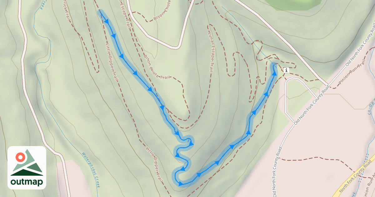Map of Lunar Ride Trail