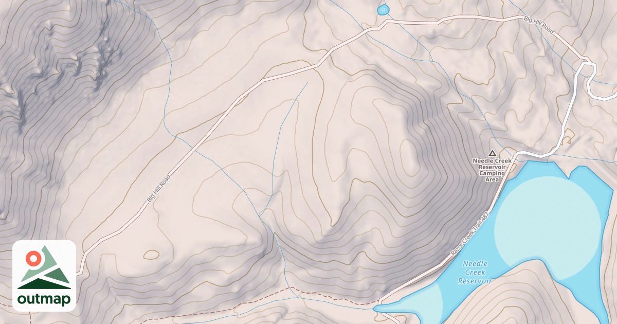 Map of BIG HILL