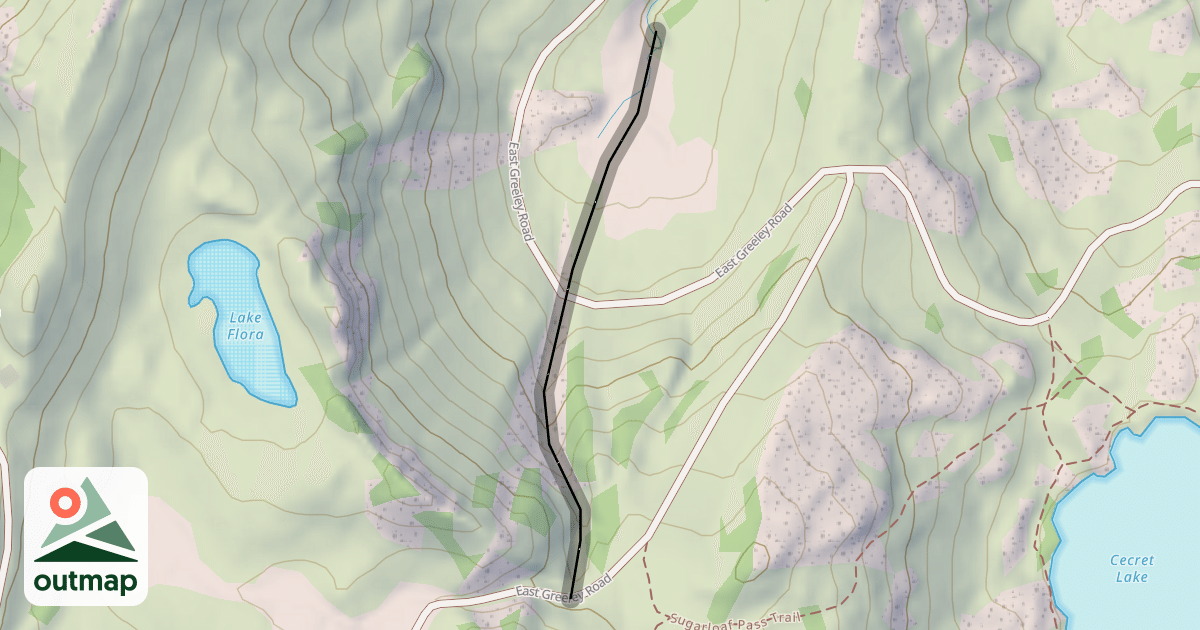 Map of Keyhole Gulch