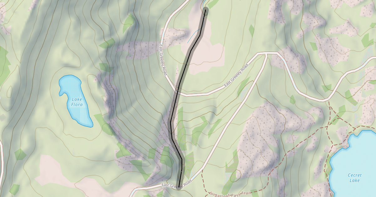 Map preview of Keyhole Gulch
