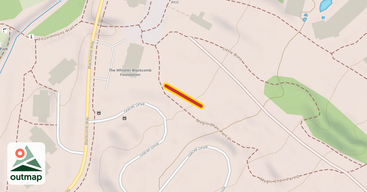Map of Blackcomb Kids Carpet