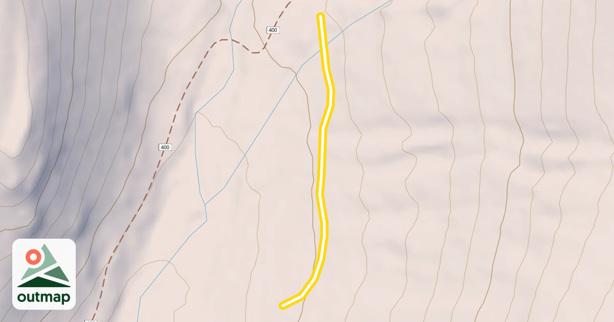 Map of Brush Creek Ski