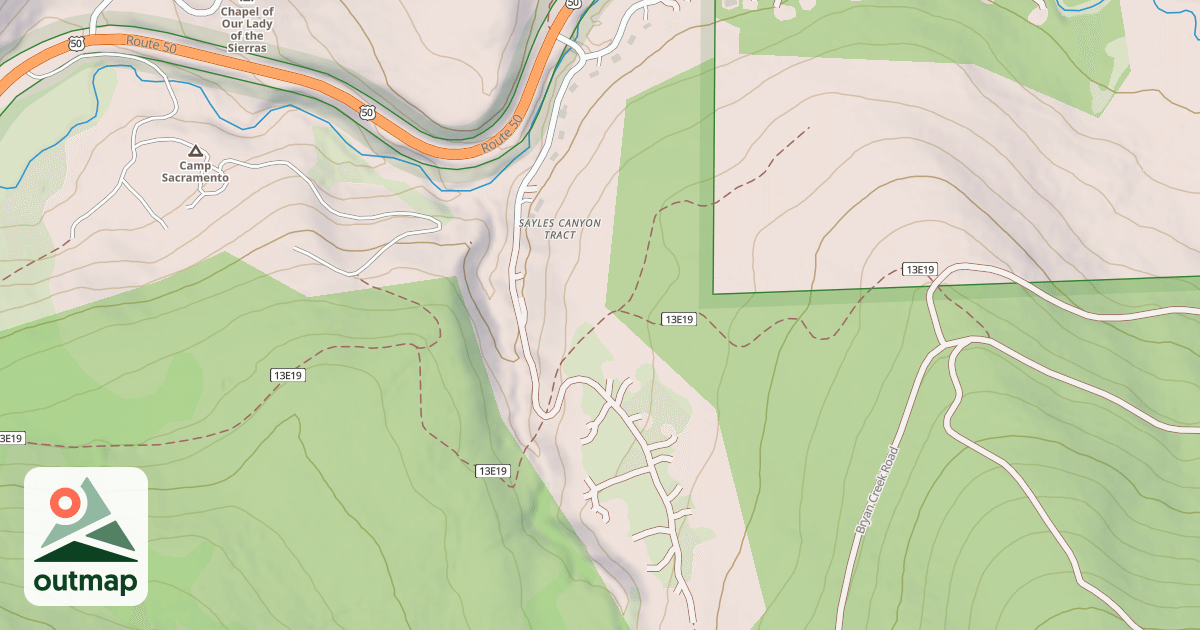 Map of 45 MILE CAMPGROUND