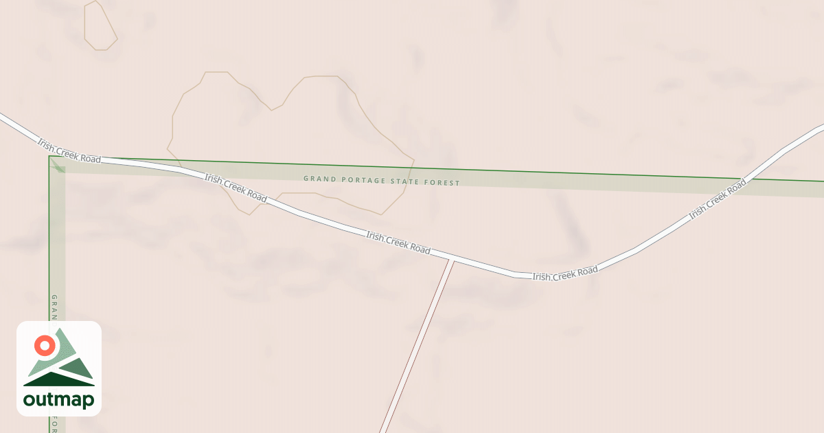 Map of Hovland Woods Trail