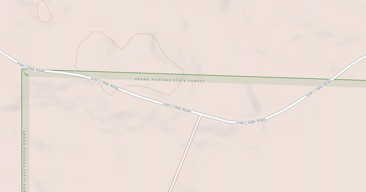 Map preview of Hovland Woods Trail