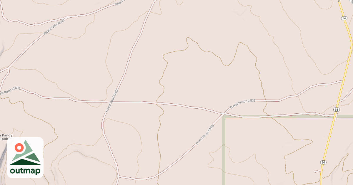Map of USFS Motor Vehicle Use Map Roads {370BB87D-D770-461C-BCCC-19F6B2305FBC}