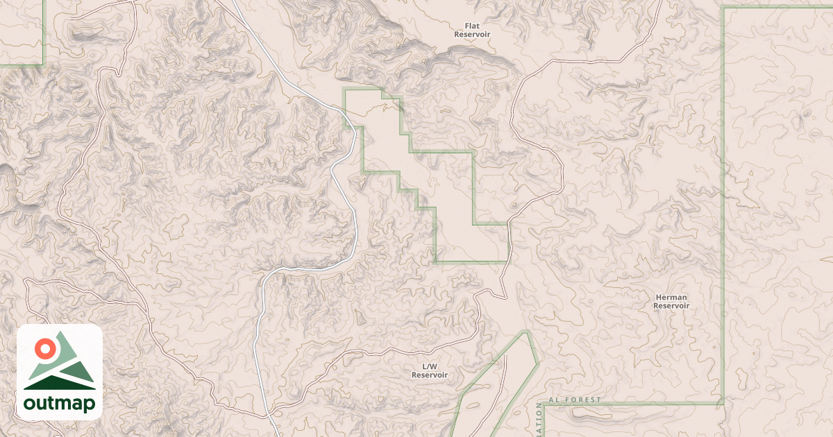 Map of RED BLUFF