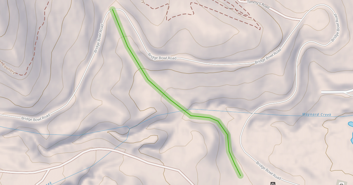 Map preview of Sawmill Gulch