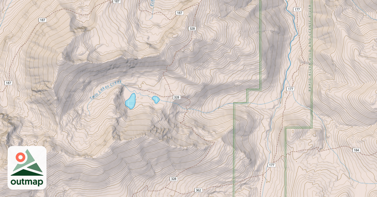 Map of ECHOLS RIDGE